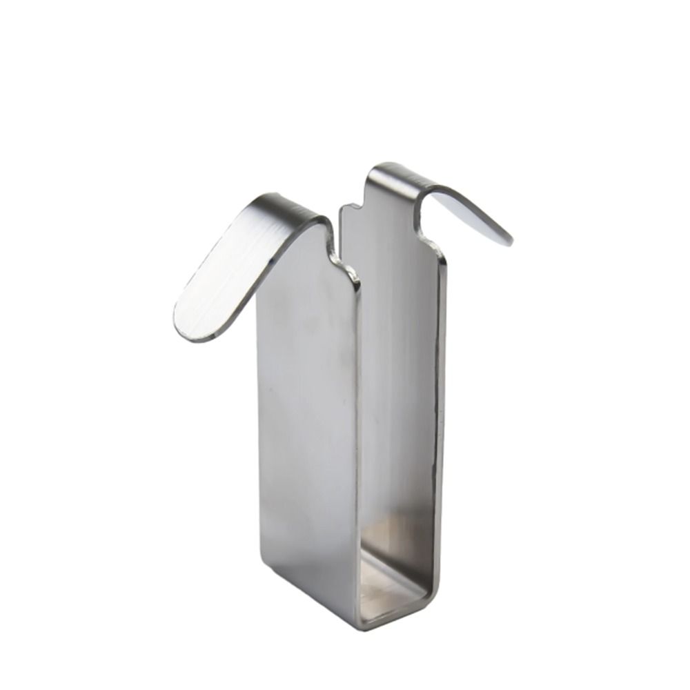 Silver Shower Door Hook Drilling Free Towel Hooks Bathrobe Hanger  Glass Shower Door