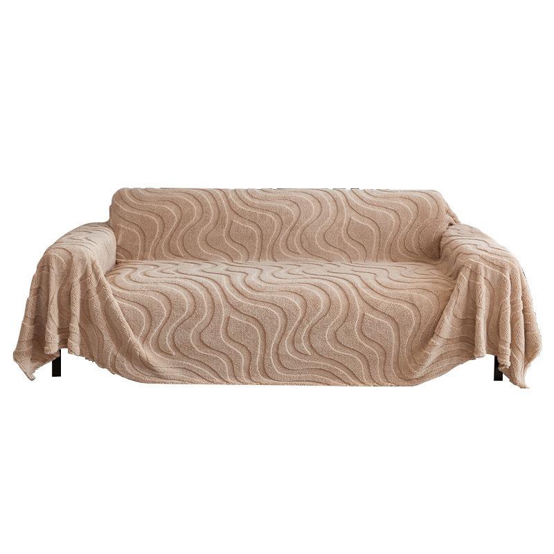 Plush Sofa Cover Throw Blanket, Soft Pet Proof Furniture Protector for Couch, Loveseat, Chair
