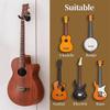 Guitar Wall Mount Hangers Hook Metal Acoustic Wall Mount Non-slip Holde for Acoustic Electric Bass Classical Ukulele Guitars