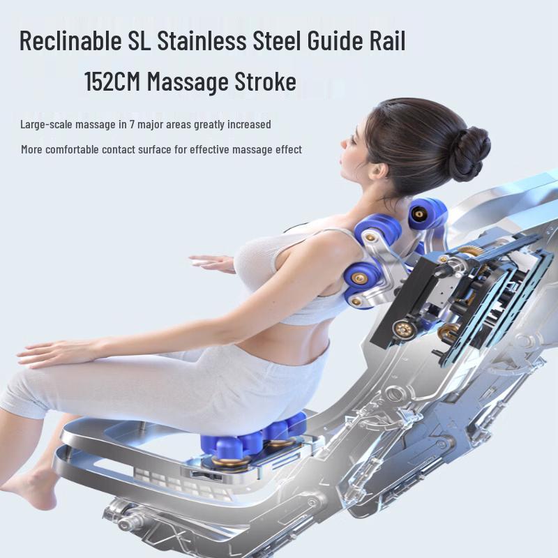 AUX Dual-Mechanism Full Body Massage Chair CN plug (adapter included)