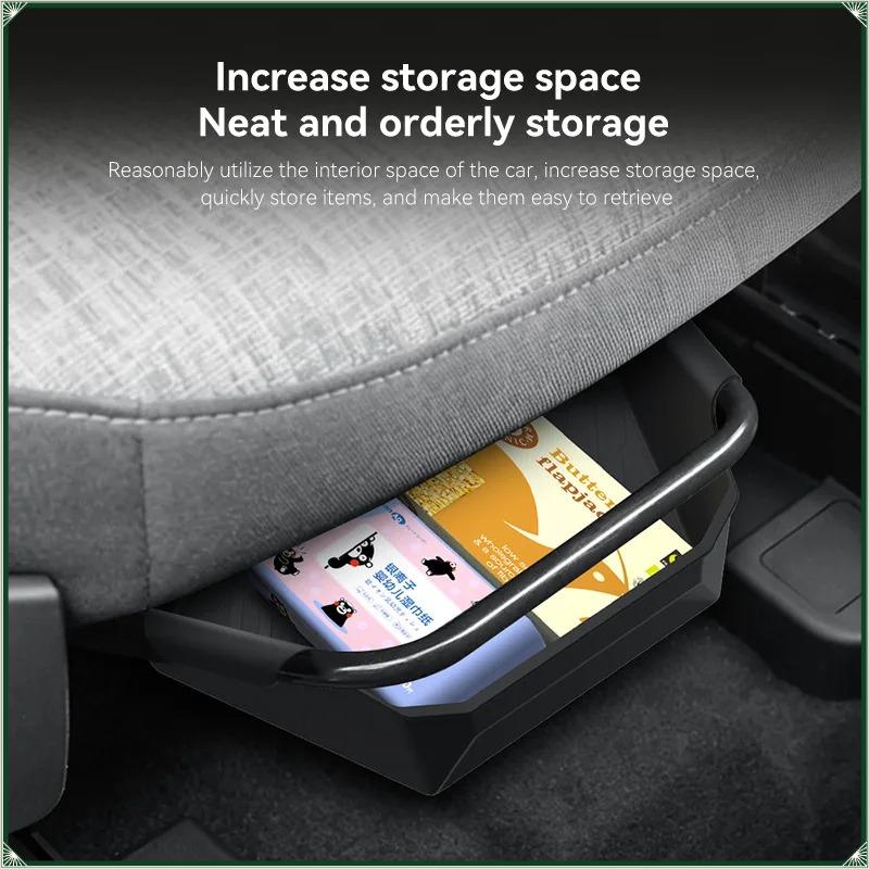For Ford Maverick –2025 Under-Seat Storage B Car Storage Boxes Interior Accessories Storages Seats Consoles