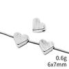 Heart Loose Beads For Valentine Bracelet Necklace DIY Vintage Jewelry Making Supplies For Charm