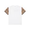 Final Sale Vintage Check-sleeve T-shirt 80427161