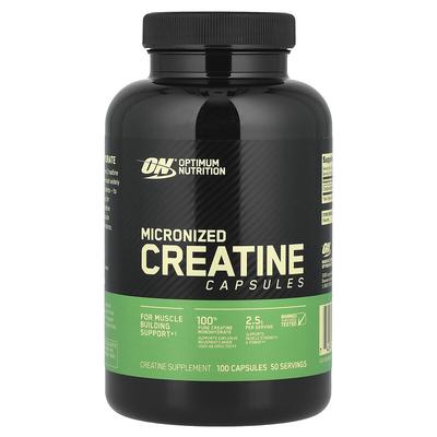 Micronized Creatine Capsules, 100 Capsules (1.25 G Per Capsule )