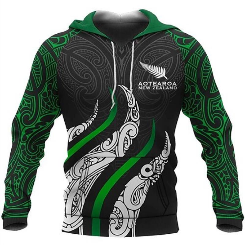 

Мужская толстовка с капюшоном PLstar Cosmos 3D Printed новейшая татуировка новозеландского регби AOTEAROA уникальная унисекс уличная одежда Harajuku с капюшоном 6XL