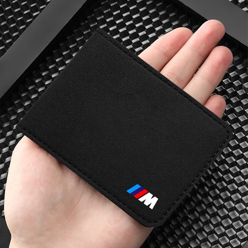 PU Odos Kredito Kortelių Dėklas Automobilio Vairavimo Dokumentų Apsauginis Dėklas BMW M E34 E36 E60 E90 E46 E39 E70 F10 F20 F30 X5 X6 X1 M3 M5 M6 E71 F01 F02 F87