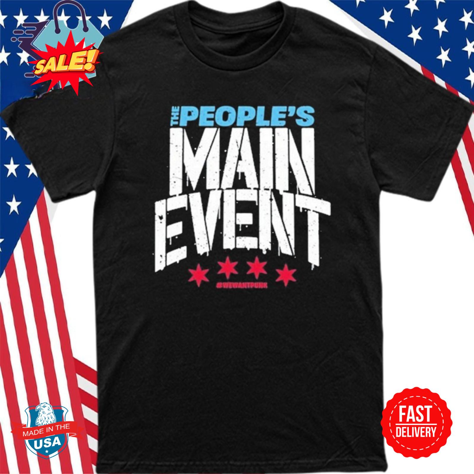 The People’s Main Event T Shirt Unisex T-Shirt L