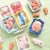 Fresh Shrimp Seafood Sardine Plush Keychain Fish Fillets Mini Hanging Doll Bag  Couple
