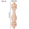 European Multi Styles Solid Wood Carved Furniture Foot Legs Cabinet Seat Feets Vintage Home Decoration Crafts Accessories
