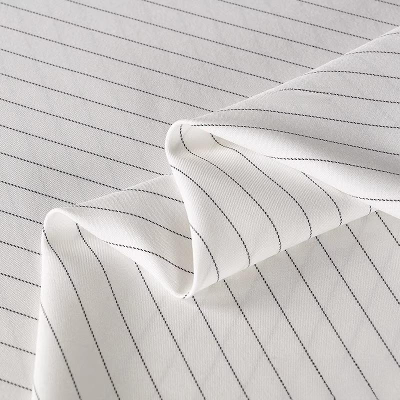 100/300/500cm Vertical Stripe Fabric Wrinkle Resistant Drapable Professional Suits Pant Dresses Office Apparel Textile Fabric