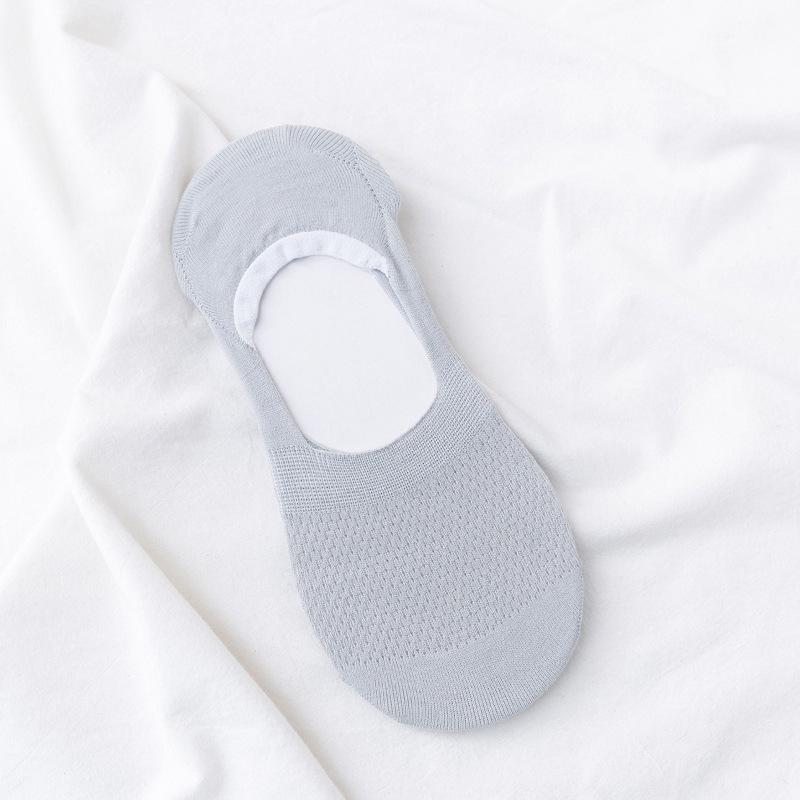 Women Invisible Boat Mesh Socks Summer Silicone Non-slip Breathable Comfortable Mesh Sock Low Cut Female Ultra-thin Sox