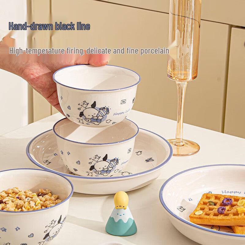 Cute Cartoon Ceramic Dinnerware Set