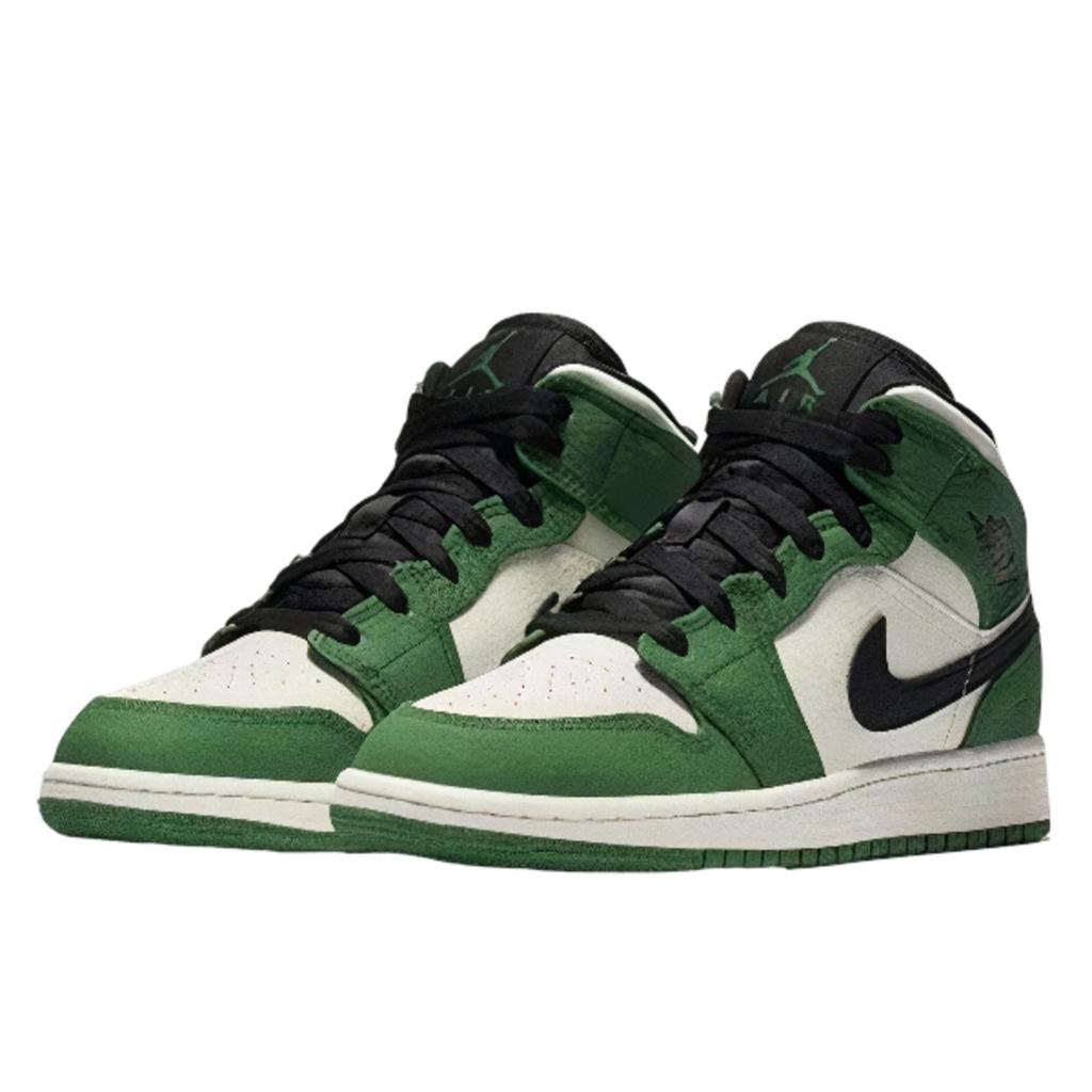 Air Jordan 1 Mid Pine Green