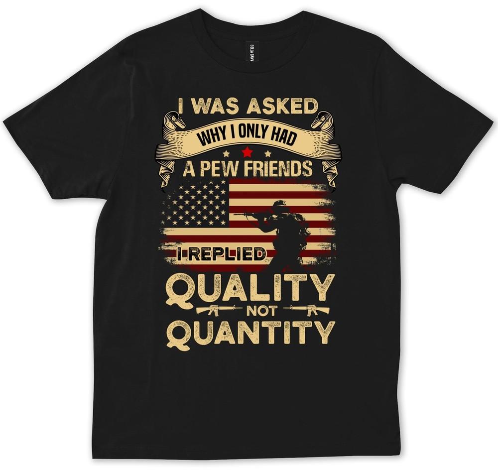 Veteran US Military Patriotic Tee Veterans Day Independence Gift Shirt Tee Unisex T-Shirt S
