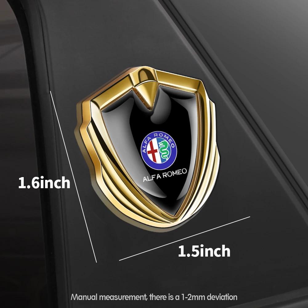 Car Sticker For Alfa Romeo 159 147 3D Metal Car Emblem Body Trunk Stickers Badge Decoration Decal For Alfa Romeo 147 156 159 GiuAZ9