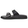 Wainscott Buckle Slide Leather Casual Fashion Sandals Men Sandals Black 1119530-BLLE