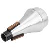 Trumpet Mute Straight Beginner Practice Silencer Universal Aluminum Alloy M25 Silver S