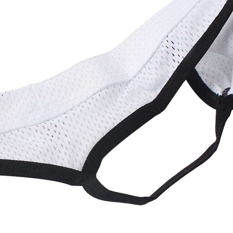 Men's Low-Rise Mesh Thongs - Breathable Nylon Lingerie
