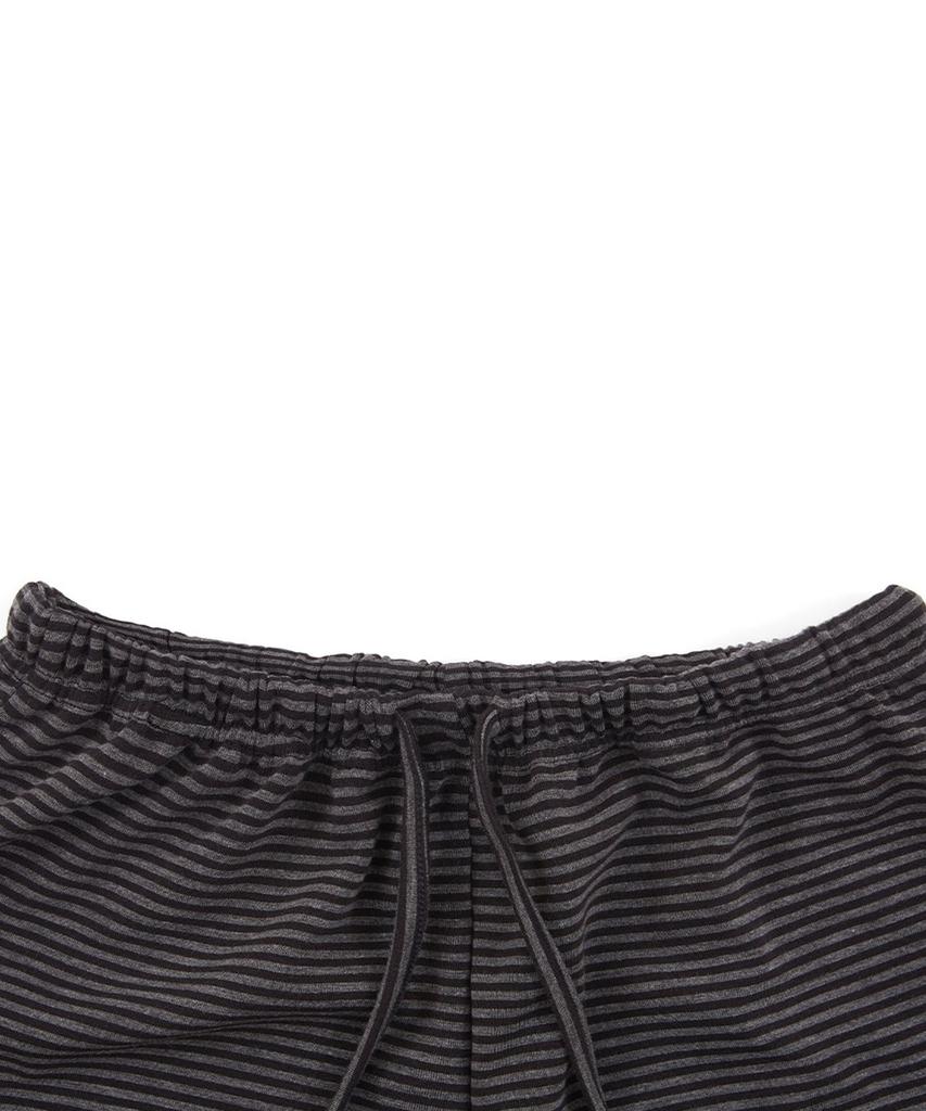 CHICKS Regular Striped Pants Black