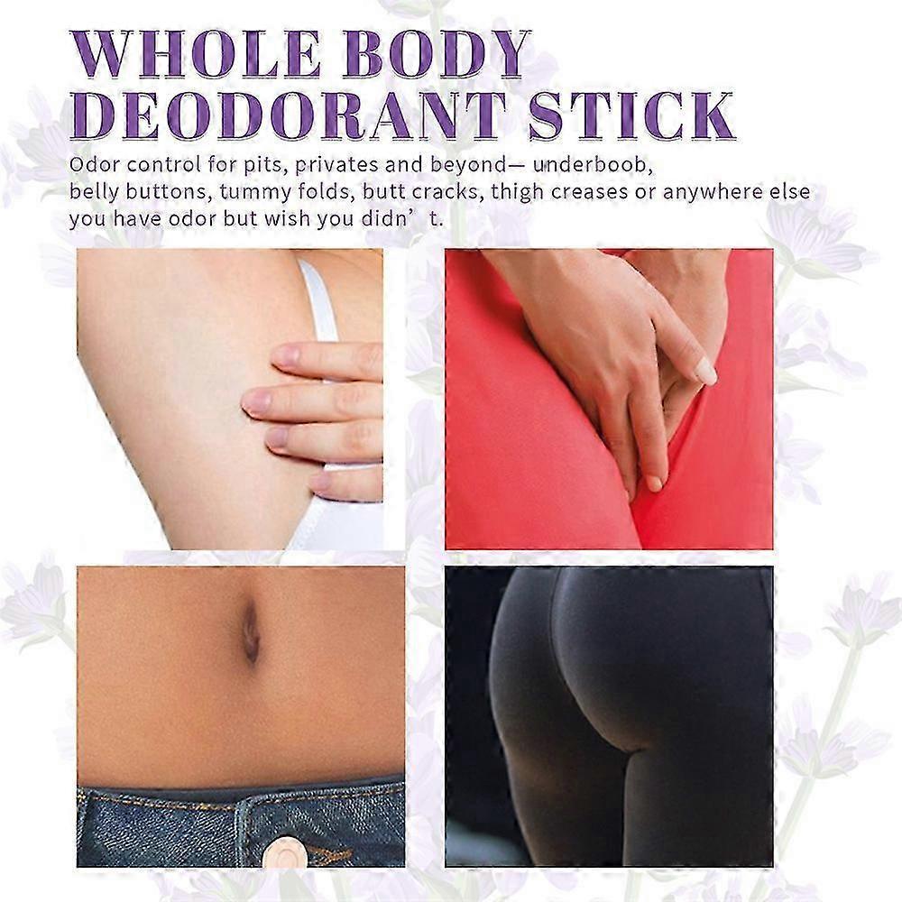 Whole Body Deodorant Stick 72 Hour Odor Control Long-Lasting Fragrance Armpit Odor Remove Sweat Refreshing Antiperspirant Stick 2025