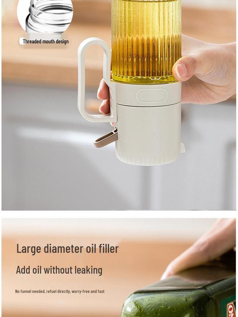 Glass Olive Oil Spray Bottle Atomizer for Air Fryers and Household Cooking