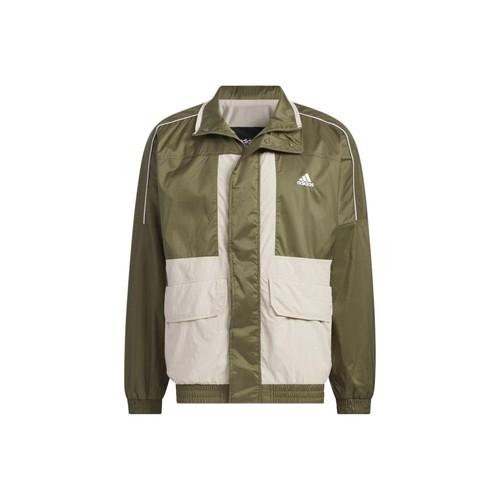 

adidas High-Neck Zip-Up Long Sleeve Jacket, Unisex, Green L зелёный