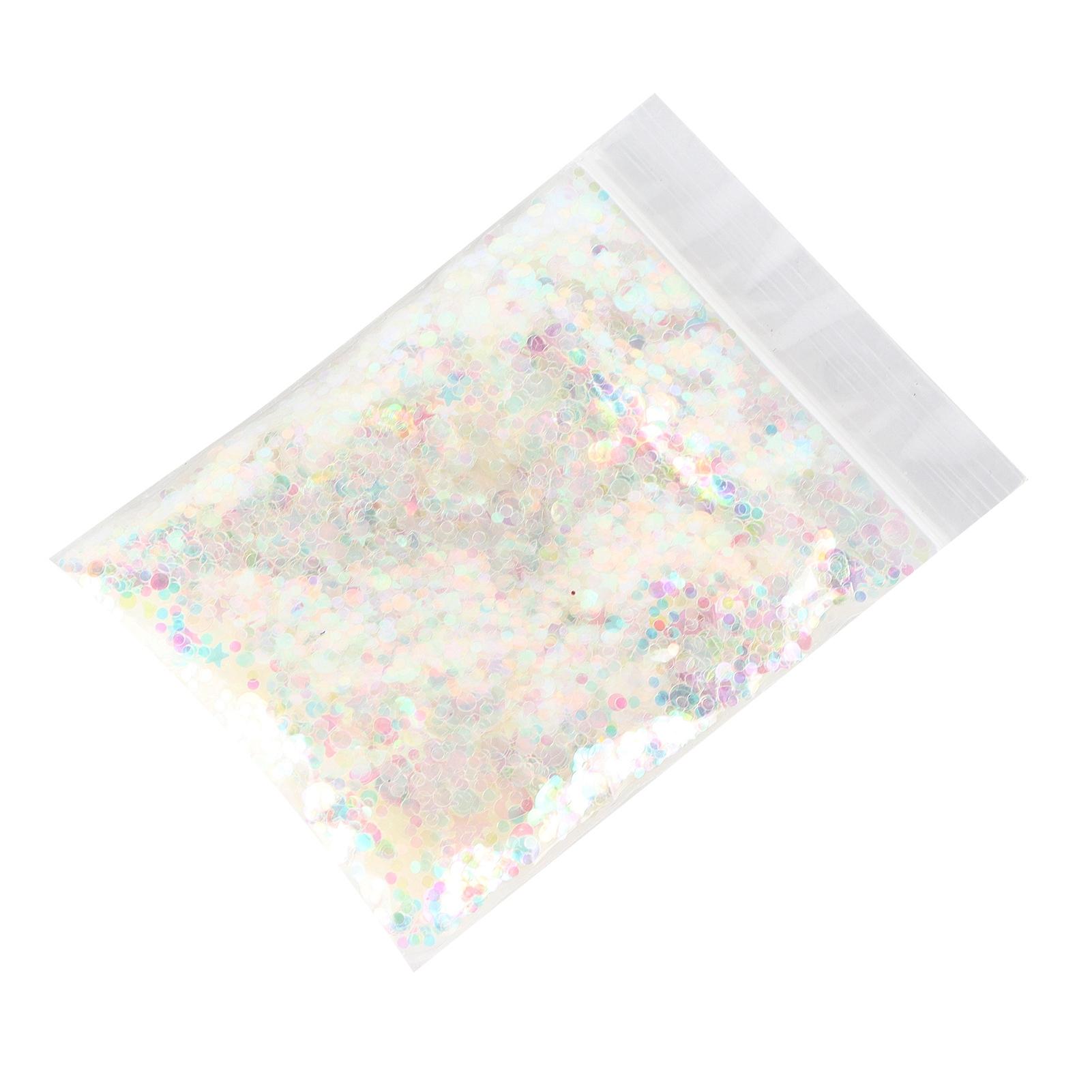 

Глиттер Конфетти 10г LKYS‑022 Белый ПЭТ Цвет Круглый Полый Небо Макияж Поделки Эпоксидные Подарки