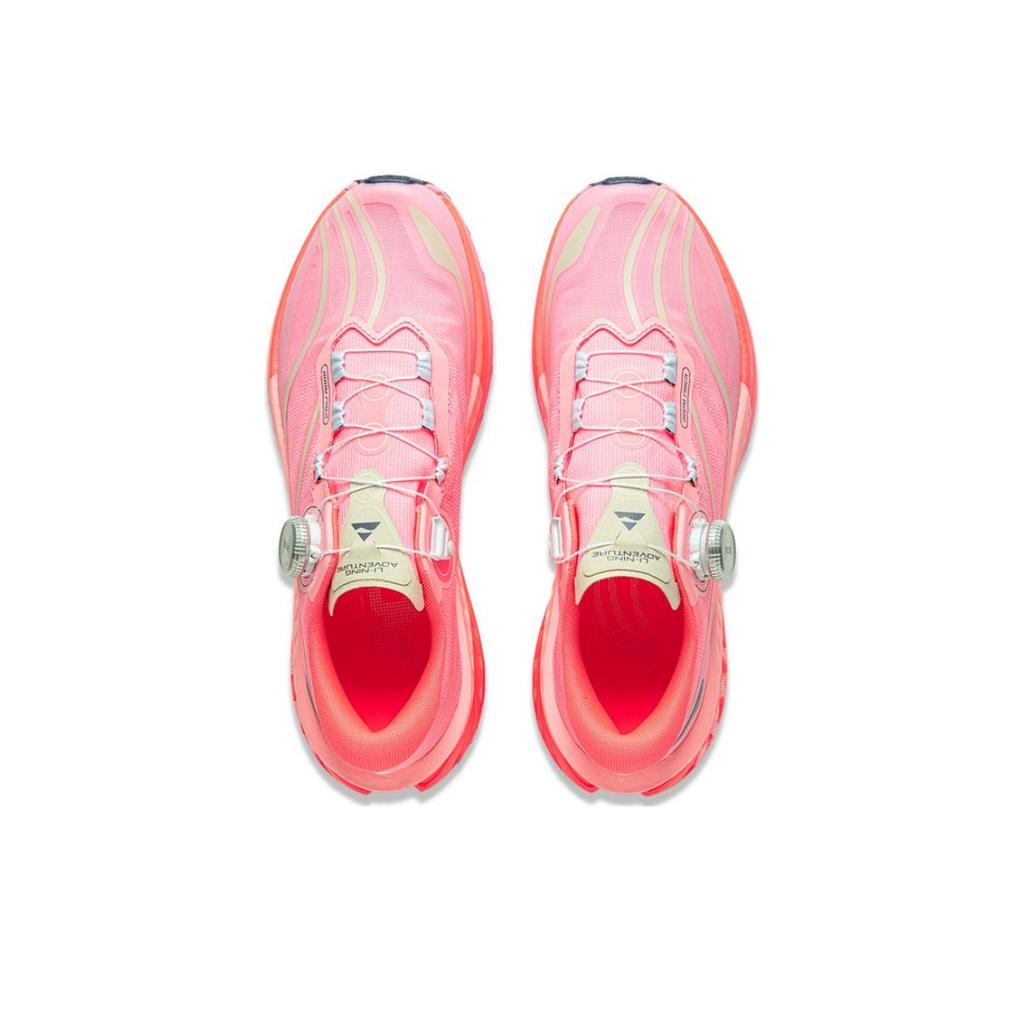 Scarpe da trail running basse da uomo Li Ning Lu Pro, comode, ammortizzate e resistenti, colore rosa ARNU001-6