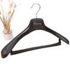 Wide Shoulder Seamless Plastic Suit Hanger Set - Ideal for Clothing Stores