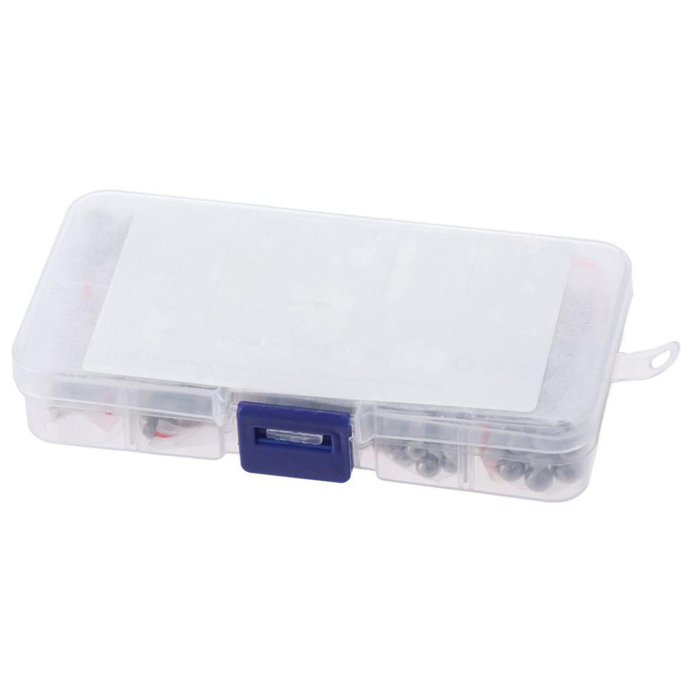 300pcs 5/16",3/8",1/2",1/8", 5/32",3/16" 7/32" Bearing Ball Assortment Kit  Auto Parts