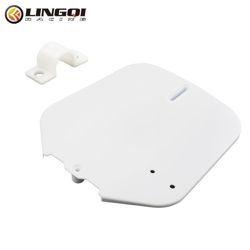

LINGQI RACING Factory Supply Motorcycle CRF 50 Plastic Front Number Plate For Racing Off Road Cross-country motorbike parts белый