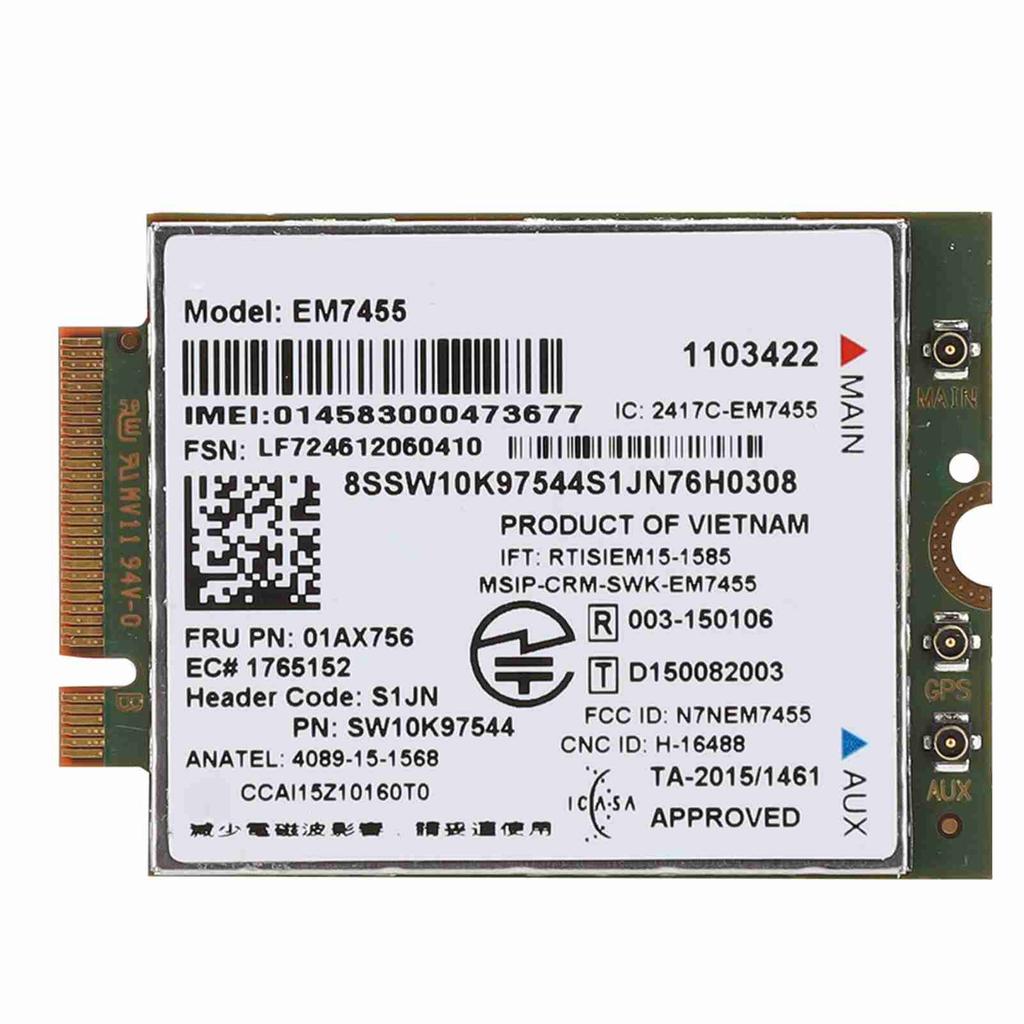 For ThinkPad T460 T460p T460s UMTS HSDPA HSPA+ Network Card Notebook 4G LTE Module
