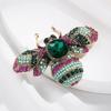 Crystal Bee Badges Pins for Women Men Fashion Unisex Clothing Insect Series Classic Brooches Corsage Lapel Pin