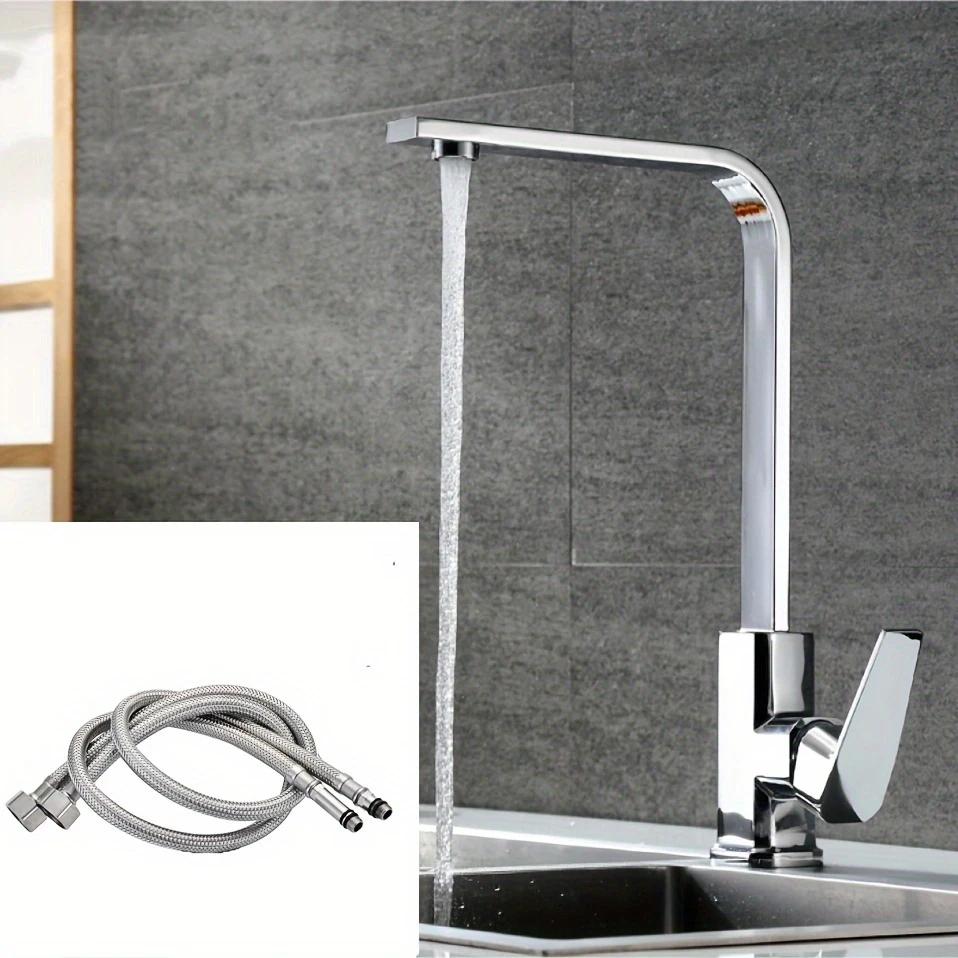 Top Ten Kitchen Faucets Of The Same Style, Hot And Cold Sinks, Stainless Steel Rotatable