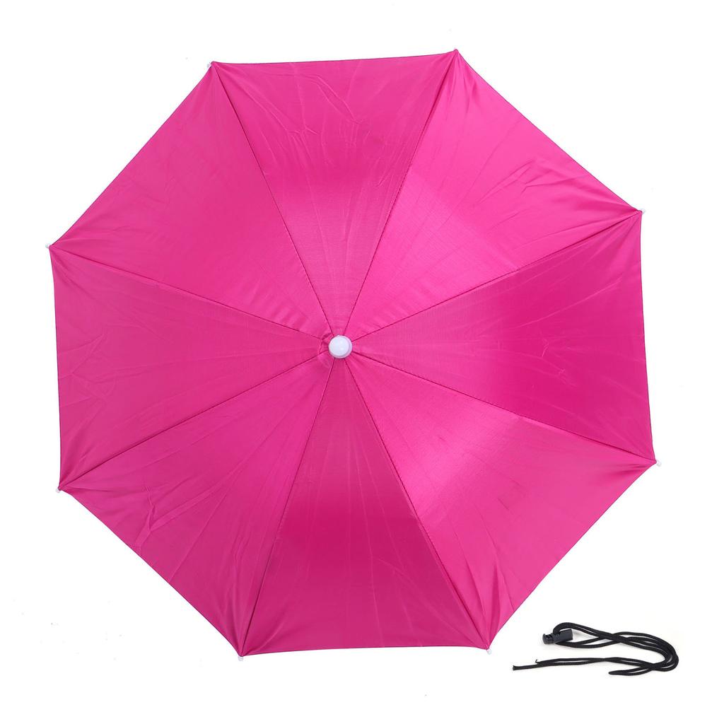 Foldable Umbrella Hat Portable Waterproof Outdoor Fishing Umbrella   for Adult