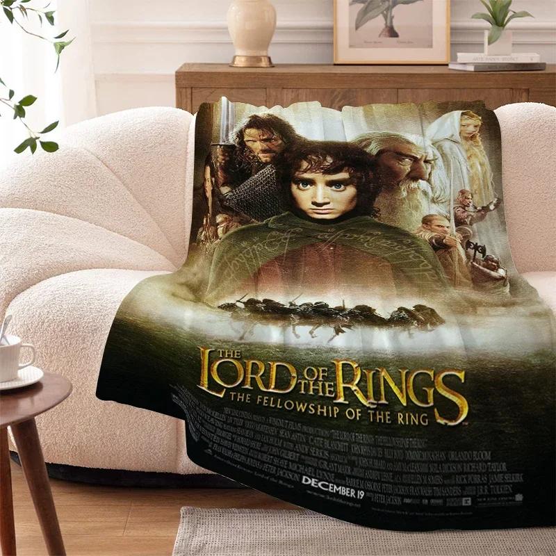 Camping Blanket Sofa Winter King Size The L-Lord of The R-Rings Bed Fleece Custom Nap Fluffy Soft Blankets Microfiber Bedding