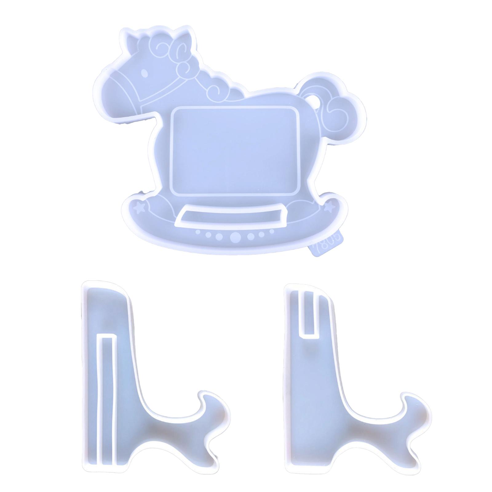 

Украшения в виде фоторамки в форме лошади, силиконовые формы, подходящие для эпоксидной смолы, поделок своими руками, изготовления ювелирных изделий, украшений для дома прозрачный