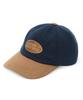 Eondeokeonteulol Autumn/Winter Flannel Color Block Soft Top Unisex Ball Cap Baseball Cap Circle Tm / Authentic Bb / Blue Flannel