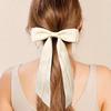 Doppelstöckige Schleifen-Haarspange, Geeignet für Damen für den Alltag/Urlaub/Arbeit, Krokodilklemme Haar-Accessoires Klauen-Klemmen Haarkrallen Haarspangen