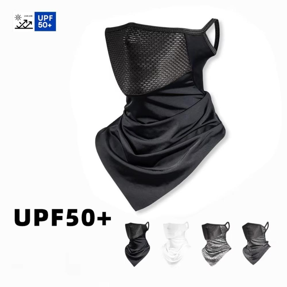 

Dustproof Sunscreen Sport Riding Mask Windproof Face Neck Protection Scarf Unisex білий