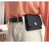Stylish Mini Pu Belt Bag For Women With Removable Decoration Perfect For Everyday Use