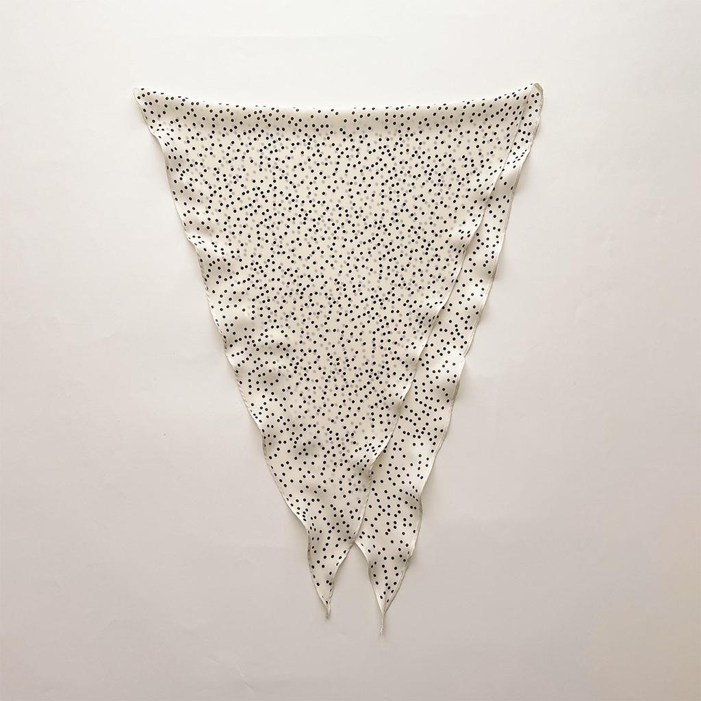 Retro Cashew Print Silk Scarf Accessories Rhombus Versatile Triangle Scarf Spring And Summer Thin Out Clothing With Shawl