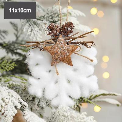 Adorno Navideño Fácil de Colgar Decoración para Árbol de Navidad Colgante de Espuma