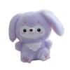 Skin-friendly Puppy Plush Keychain Soft Material Elephant Plush Toys Panda Plush Pendant  for Girls