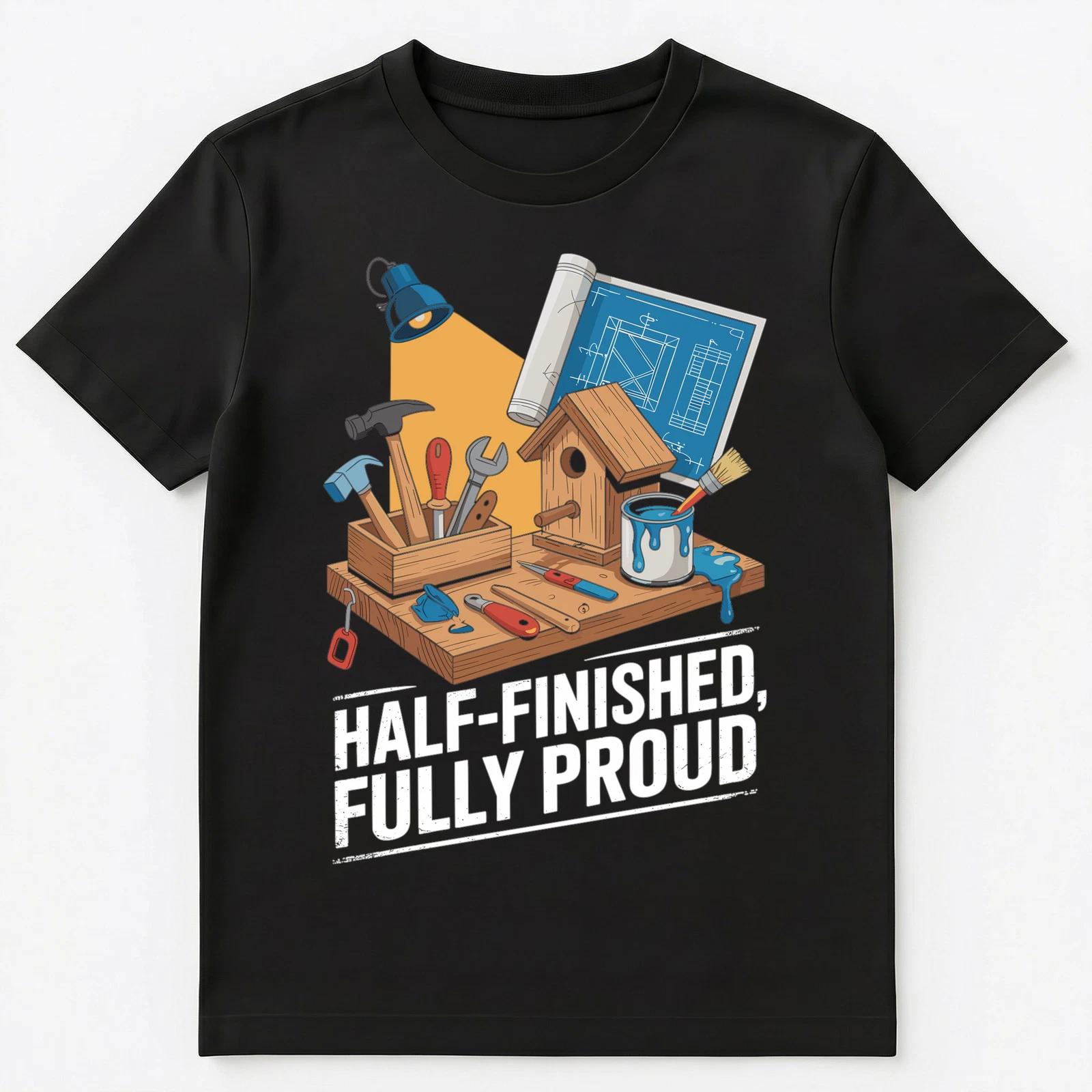 

Diy Project Starter Funny Workshop Humor Makers Builders Unisex T-Shirt 2XL