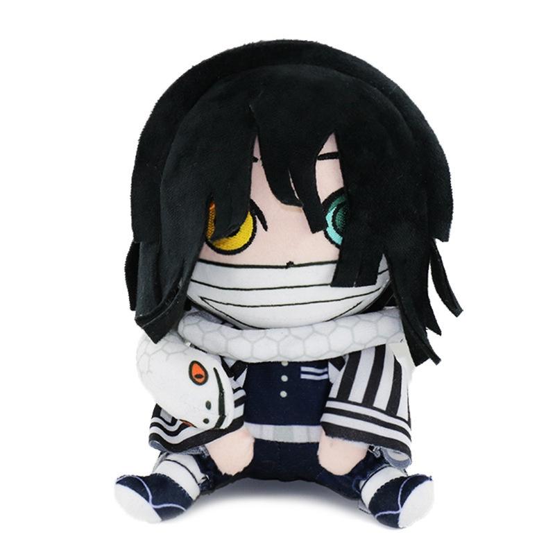 17cm Demon Slayer Xmas Gifts Plush Toys Set Nezuko Tanjiro Giyuu Inosuke Zenitsu