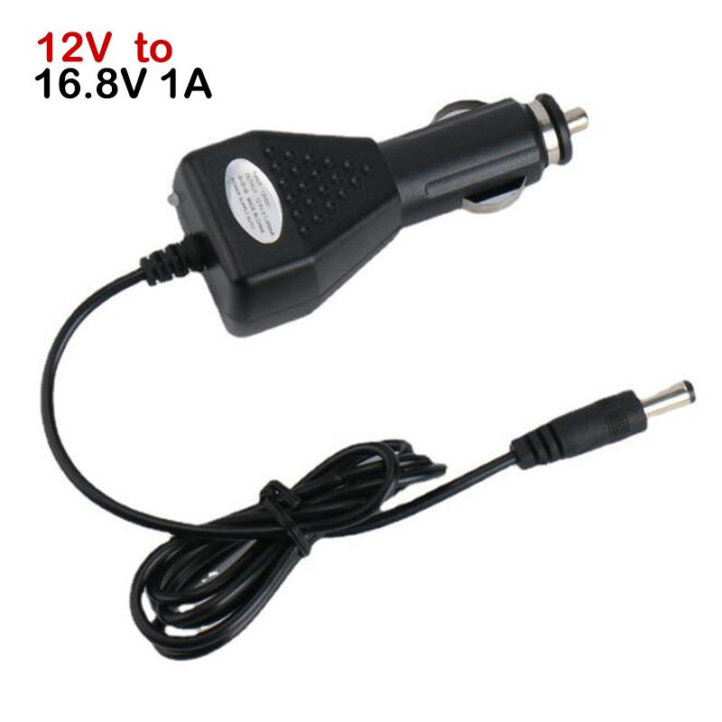 12V 24V Car Lighter power Charger Cable to DC 4.2V 8.4V 16.8v volt 1000mA for 18650 Li-ion LiPo Battery Electric 12V