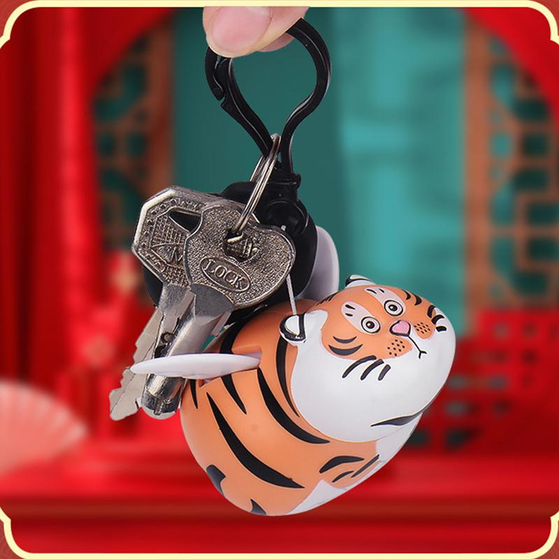 Panda Tlustý Tygr Panghu Více Křídel Klíčenka Bude Létat Křídla Studio Šperky Tygr Protahovací Přívěsek Anime Figurka Kawaii Model Dárkový Rok