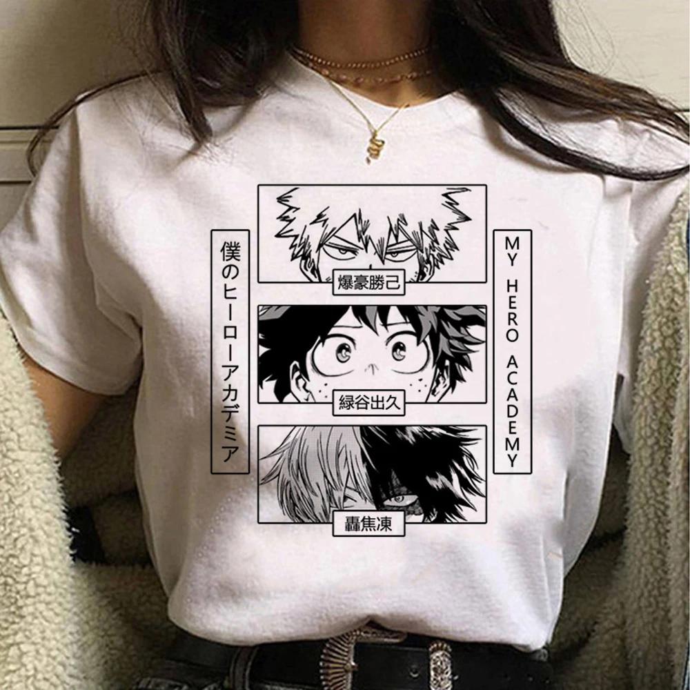 Bakugo Unisex T Shirt Women Funny Summer Comic Unisex T Shirt Female Harajuku Unisexga Streetwear Clothing