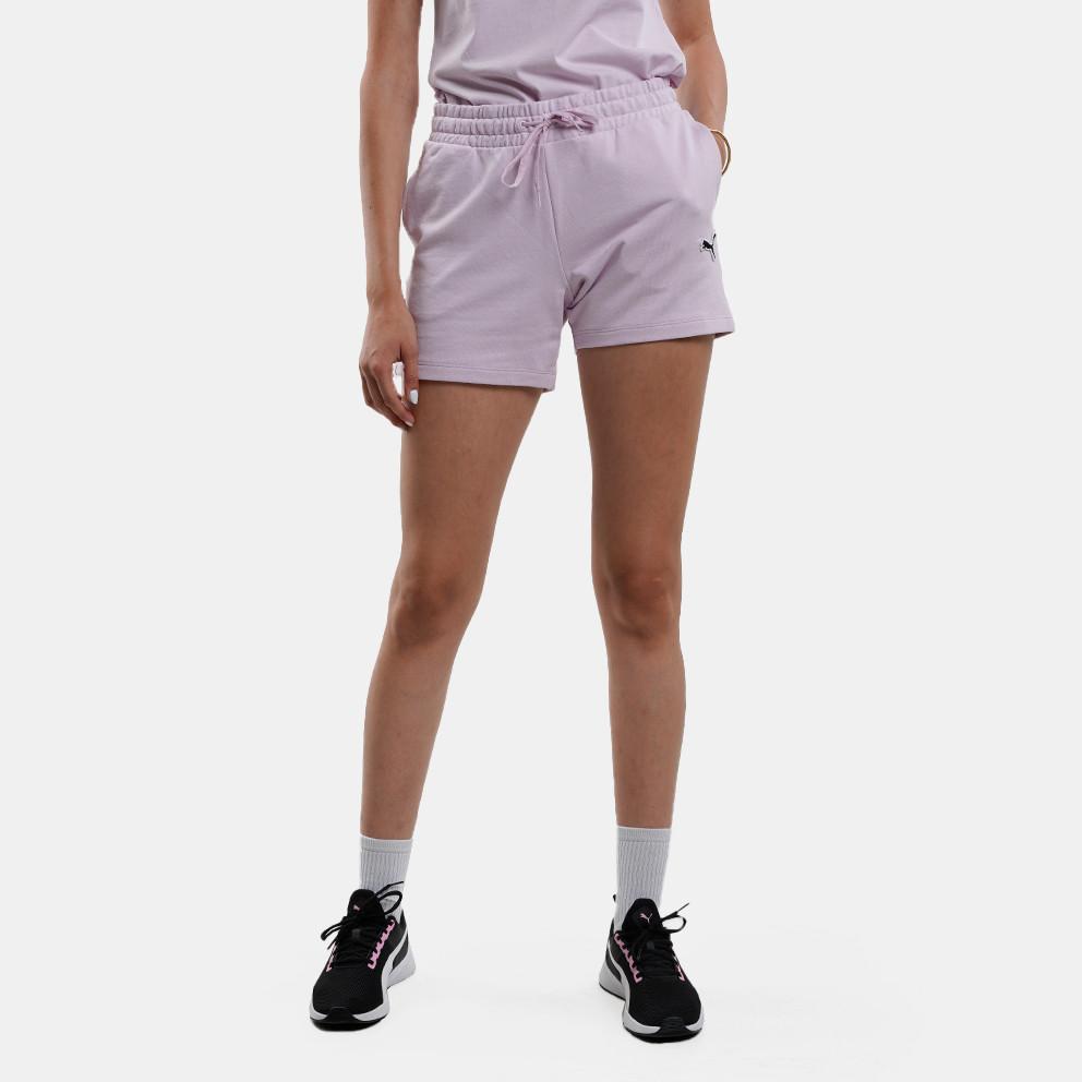 Puma Logo Comfortable Elastic Solid Color Casual Shorts Women Shorts Grape-Mist 680974-60